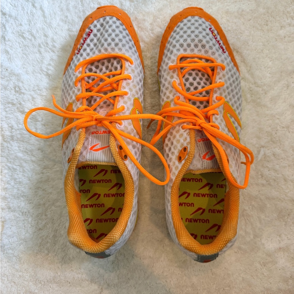 Newton Women's Orange and White Lightweight Running Shoes